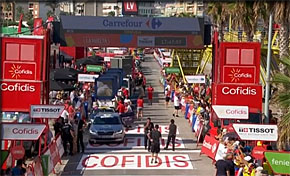 ligne d'arrivée a Torrevieja